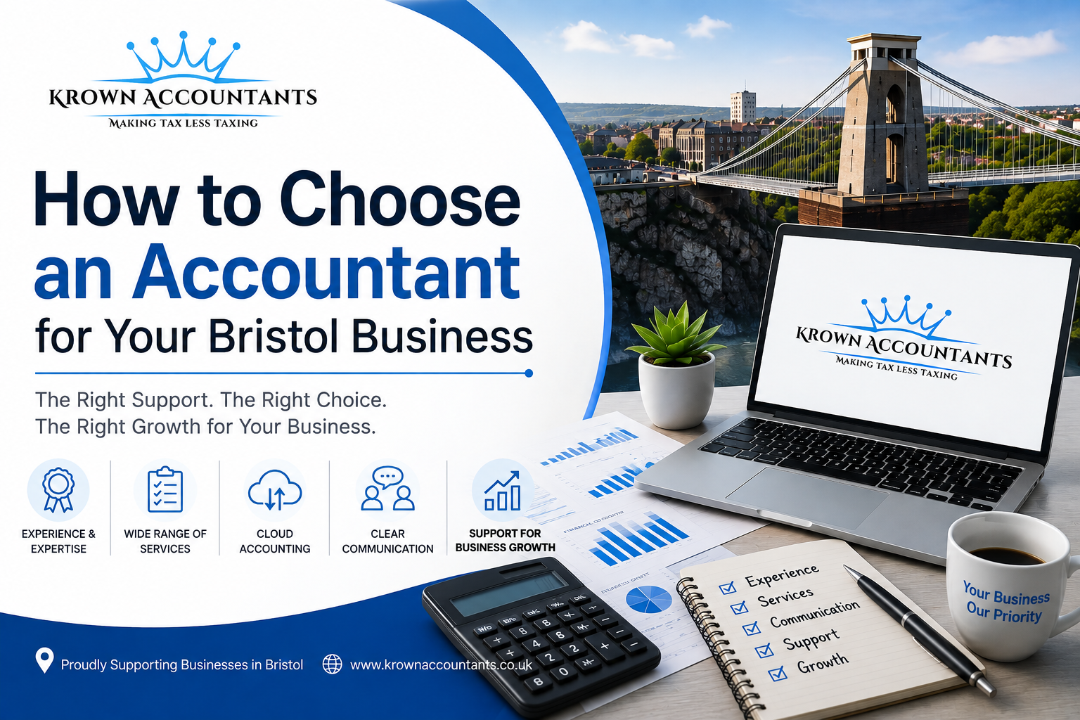 How to choose an accountant for your Bristol business - Krown Accountants