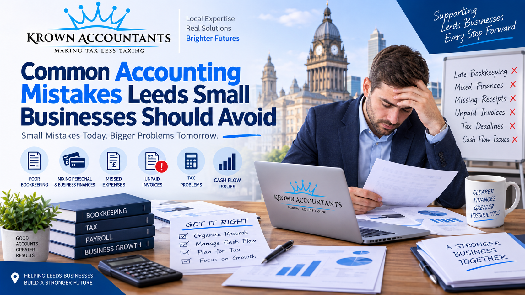 Accounting Mistakes Leeds Small Businesses Should Avoid – Krown Accountants