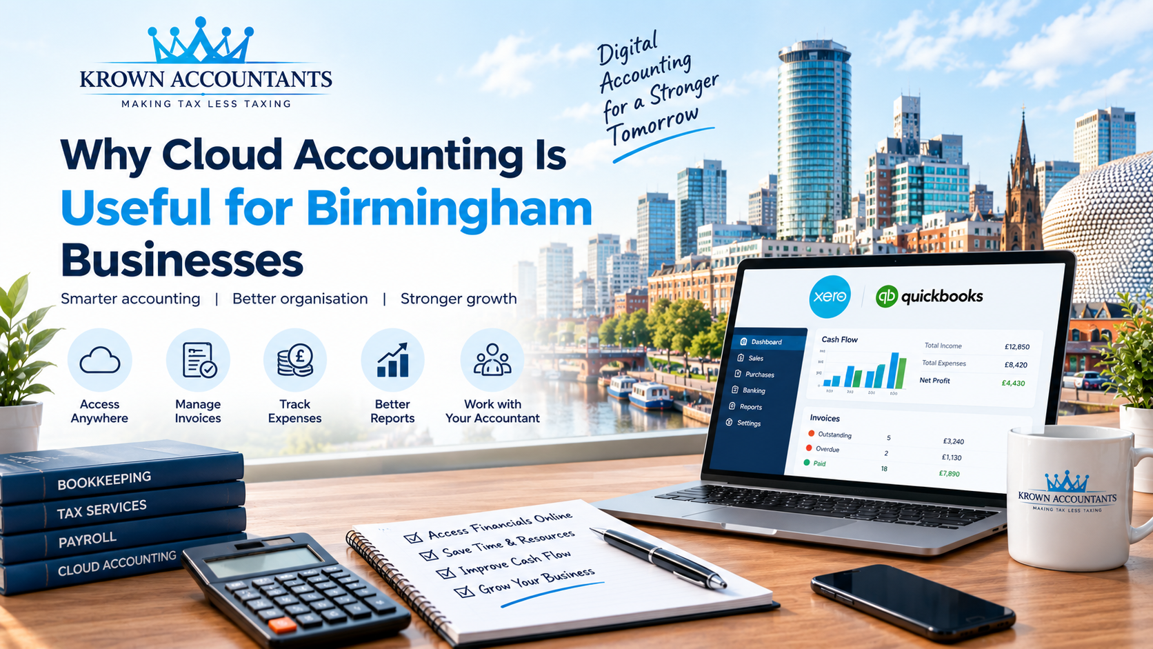 Why Cloud Accounting Is Useful for Birmingham Businesses – Krown Accountants
